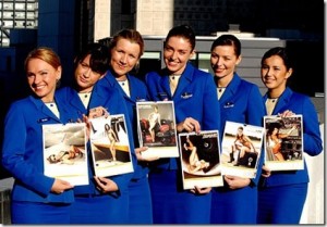 Ryanair cabin crew girls charity calendar 2008